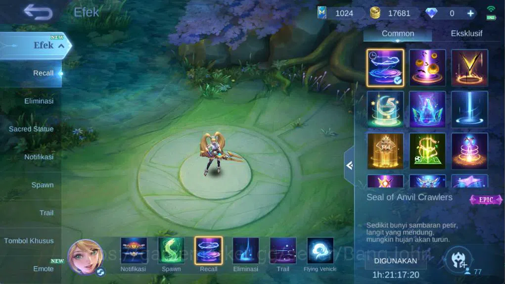 Mobile Legends: Bang Bang Accounts hero 77 skin 99 kof karina, stun chou, lightborn f image 9