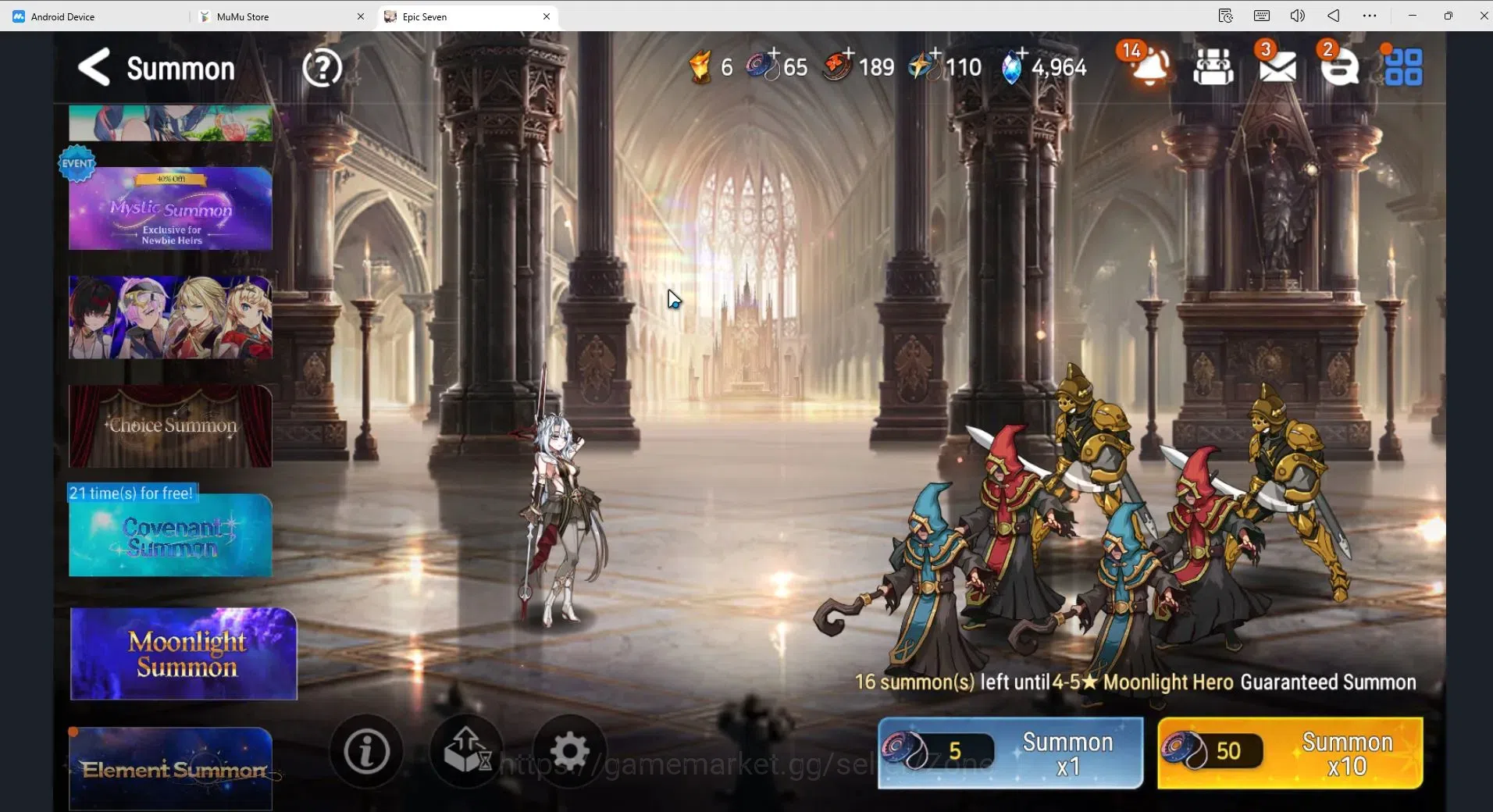 Epic Seven Accounts High-End Globarl unverif|Rank 54|Limited E Fumyr+sign + 15 other MLs (A Ludwig, Brieg, Elvira 10