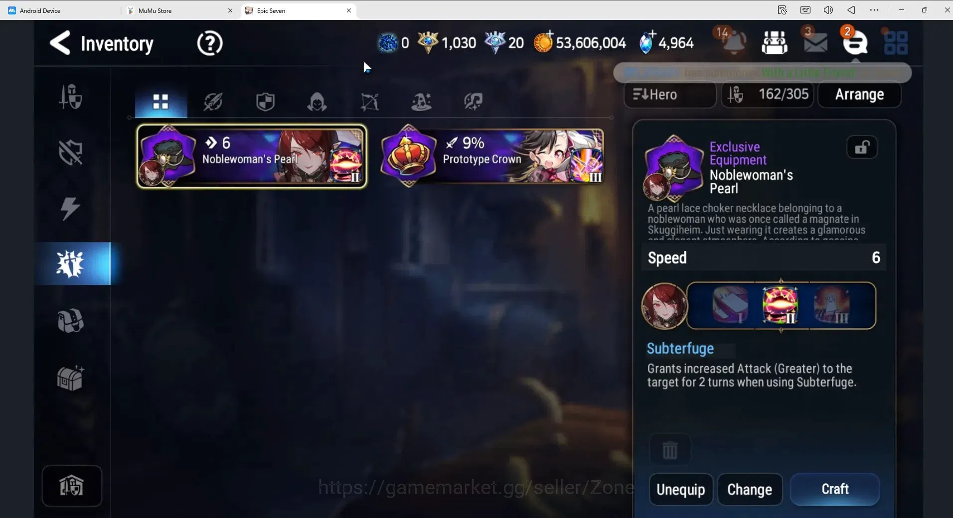 Epic Seven Accounts High-End Globarl unverif|Rank 54|Limited E Fumyr+sign + 15 other MLs (A Ludwig, Brieg, Elvira 16