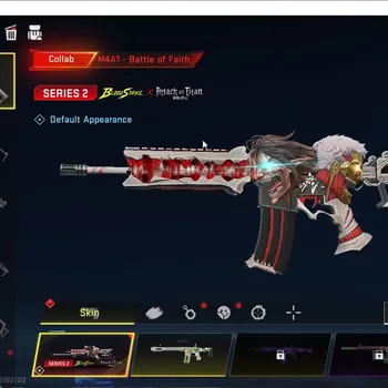 Blood Strike Accounts Collab Skin ASIA|1 ETERNAL: M1887-Netherflame | AOT: M4A1-Battle of Faith | 1 Ultra & Legendary Gun