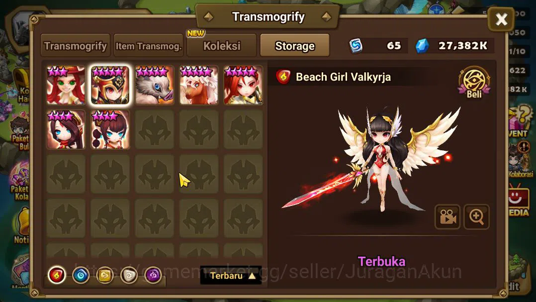 Summoners War: Sky Arena Accounts Mid-Game ASIA Lv 100|1 LD(Birgitta)|56 NB5 Total(Leo,Joshephine,Teshar,Etc)+ 132 13