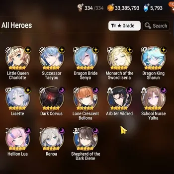 Epic Seven Accounts Limited Hero GLOBAL UnVerif|NewEra|13 ML(Lisette,Renoa,Shepherd,SN Yulha,AB