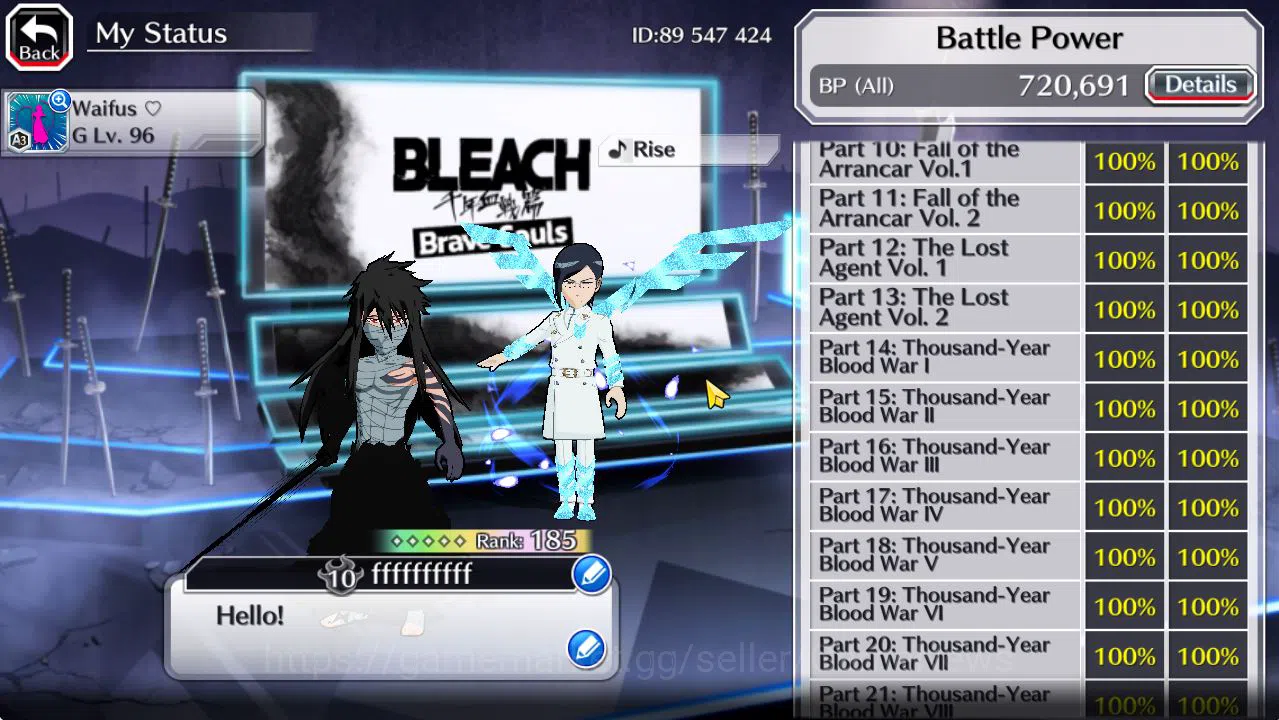Bleach: Brave Souls Accounts [GLOBAL]50K Orb|TYBW26(BazzB,Jugram,Uryu),Rukia,Ic image 5