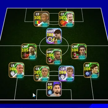 eFootball Accounts Starter Andorid|Power 3185|11 Epic Cannavaro,Roberto Carlos,Gerrard,Gennaro Gattuso,Roberto