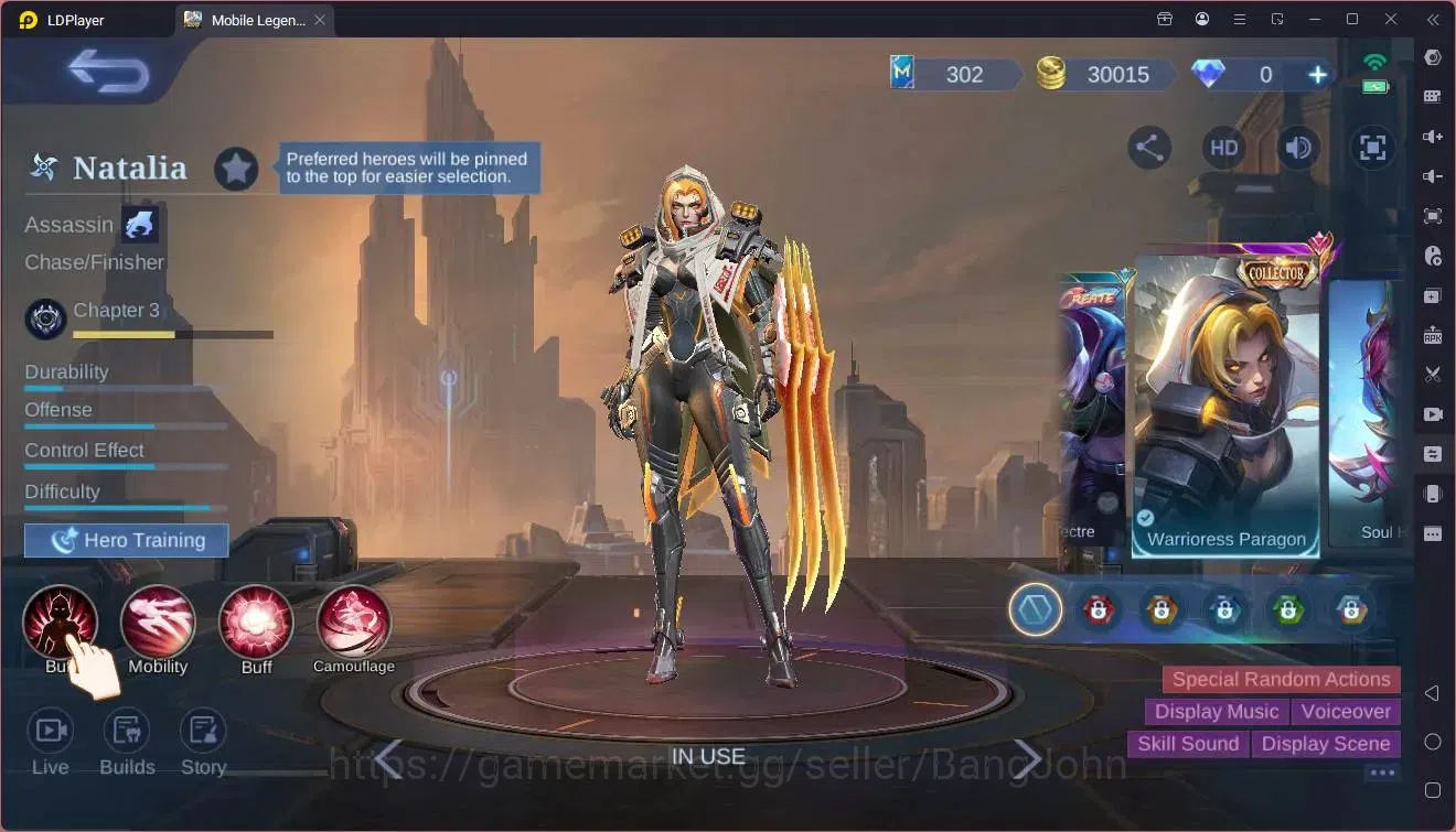 Mobile Legends: Bang Bang Accounts Global|Hero 123|Skin 184|Expert|CC Natalia|KOF Kar image 8