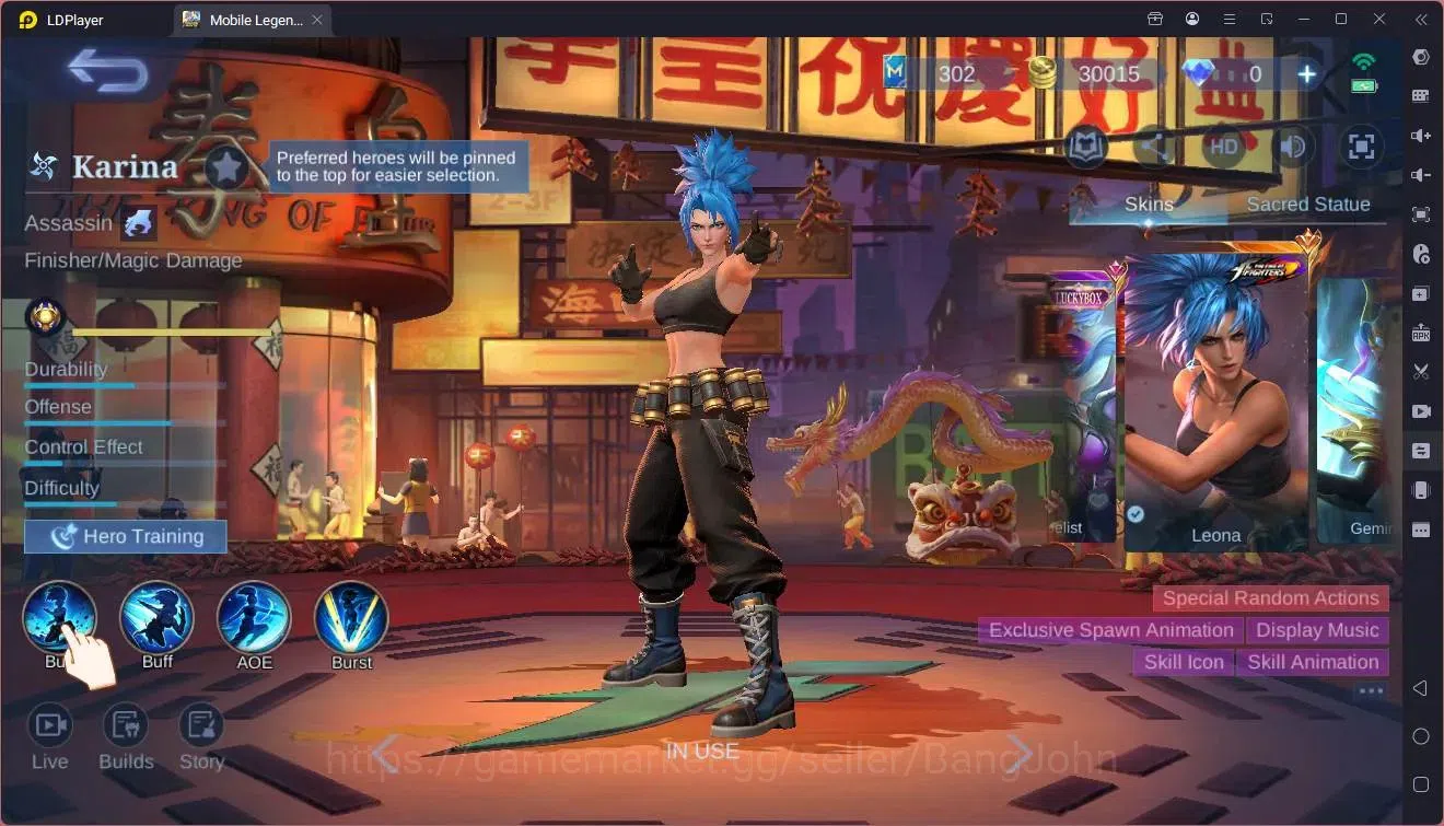 Mobile Legends: Bang Bang Accounts Global|Hero 123|Skin 184|Expert|CC Natalia|KOF Kar image 9