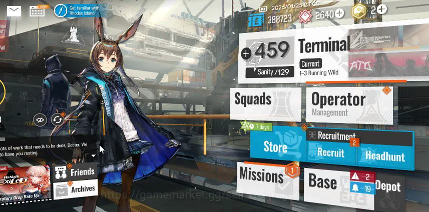 Arknights Accounts Lv 2| 74 OP |Fresh Starter| 2 Limited | Shu, Marci image 1