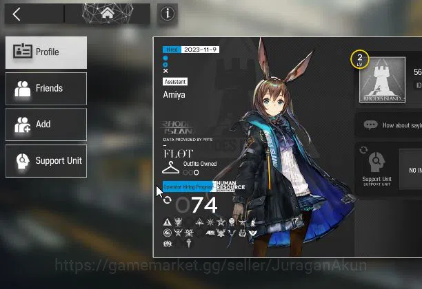 Arknights Accounts Lv 2| 74 OP |Fresh Starter| 2 Limited | Shu, Marci image 2