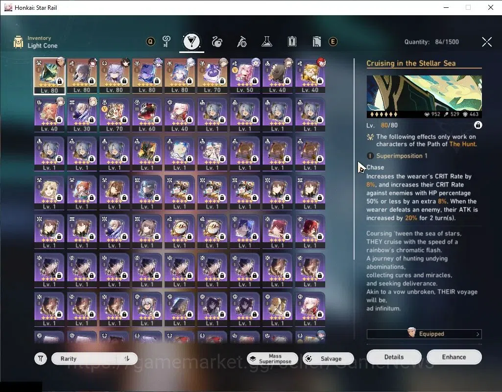 Honkai Star Rail Accounts Asia|TL63|2 Golden Companion|9 Limited|(SW999,Yao  image 5