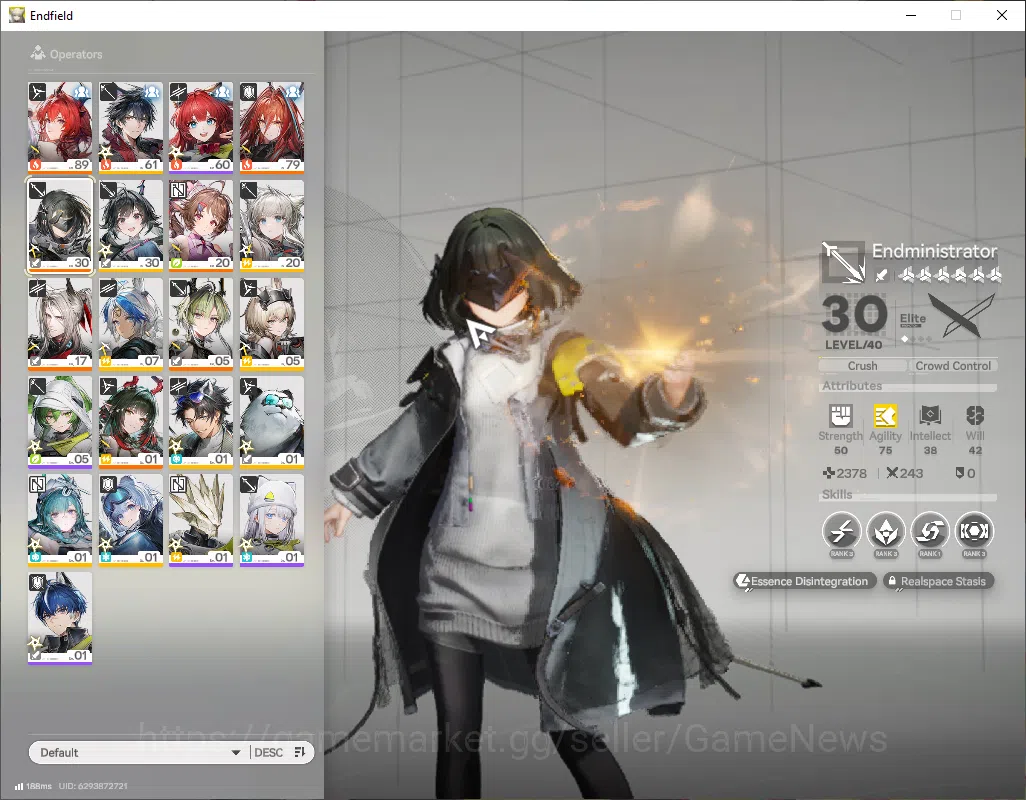 Arknights: Endfield Accounts NA/EU|Lv49|6SSR(2Limited)+8(*6WP)|Laevatain+sign,Z image 2