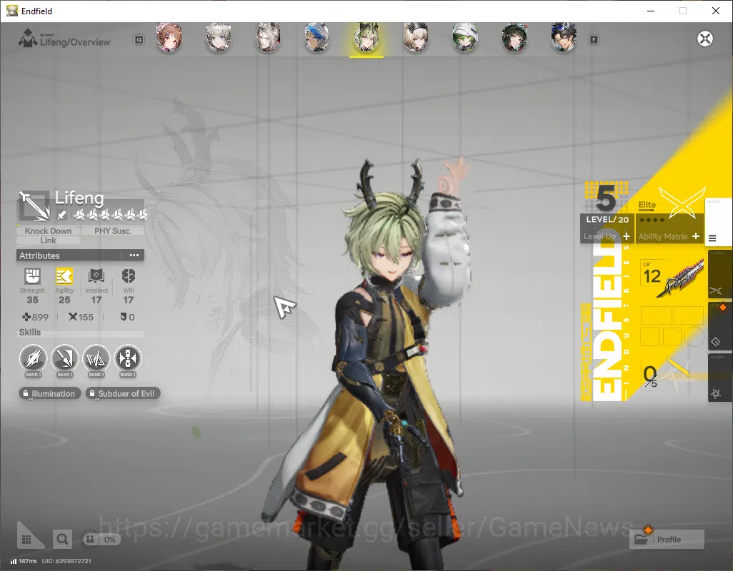Arknights: Endfield Accounts NA/EU|Lv49|6SSR(2Limited)+8(*6WP)|Laevatain+sign,Z image 9