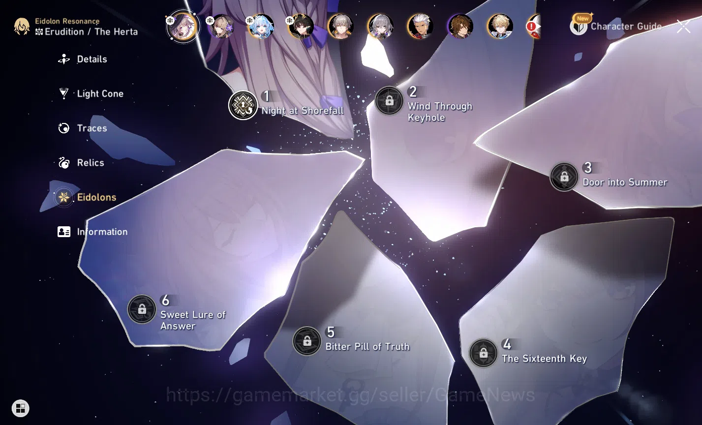 Honkai Star Rail Accounts Asia|TL 63|5 Limited|Cerydra+Sign,The Herta E1+Sig image 13