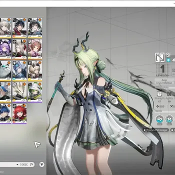 Arknights: Endfield Accounts NA/EU|Lv 50|4 SSR 2 Limited + 7 (*6 Weapon)| Si & Typhoeus + Sign |1 SSR Selector & 1 Wp