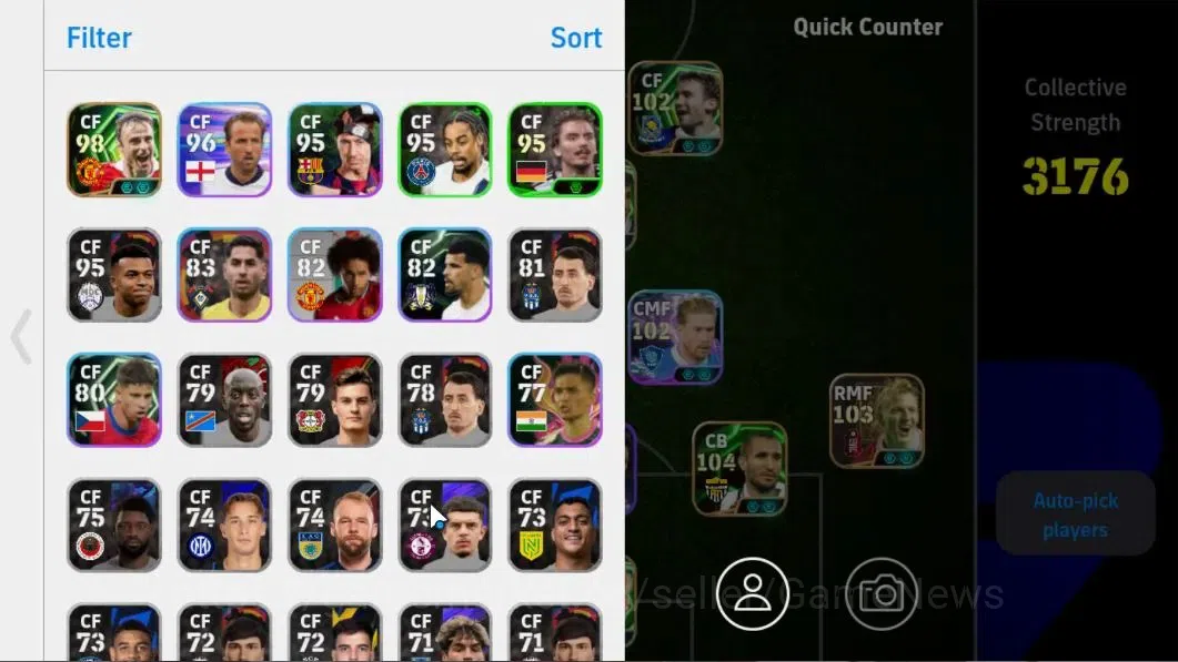 eFootball Accounts Mobile|Dimitar Berbatov,Marc Cucurella,Giorgio Chi image 2