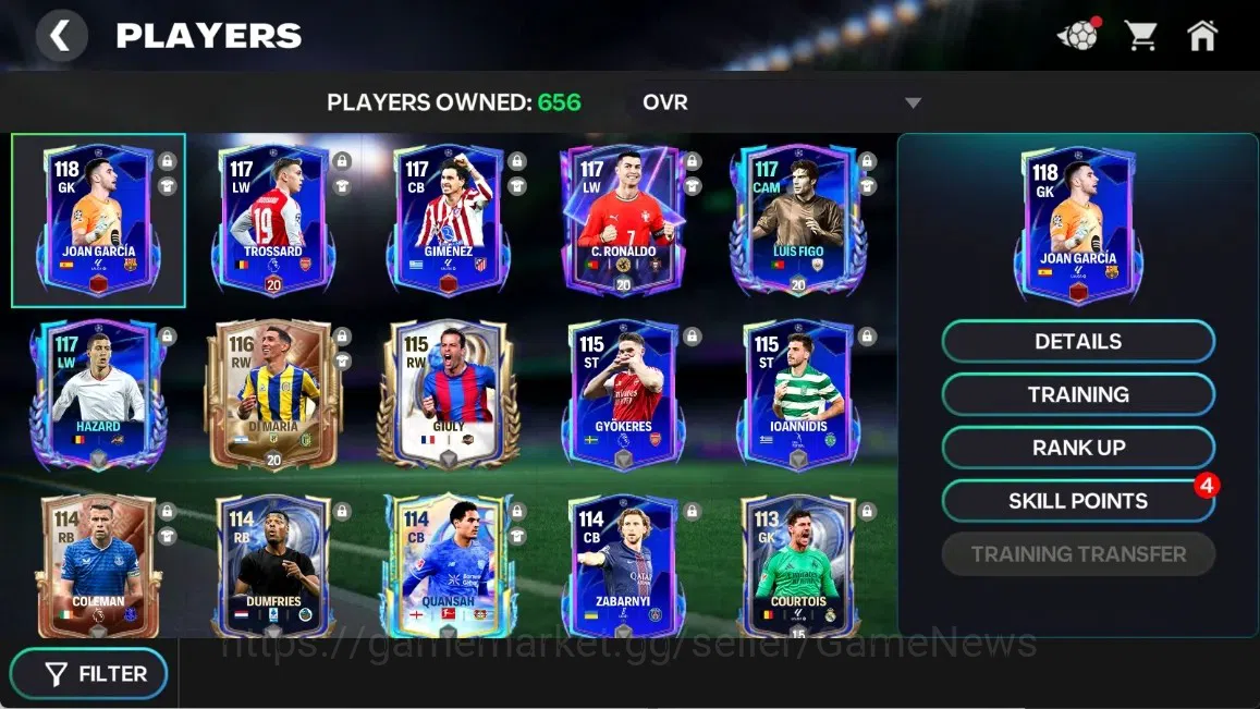 EA SPORTS FC Mobile Accounts OVR 116/15B Value|Best Starter 501k Gems + 1,7B Co image 5