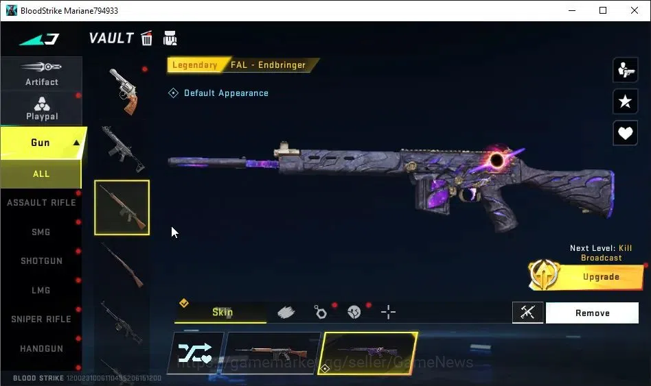 Blood Strike Accounts ASIA|Collab TokRev[Bizon-The Mad Serpant of Ash,FN image 11