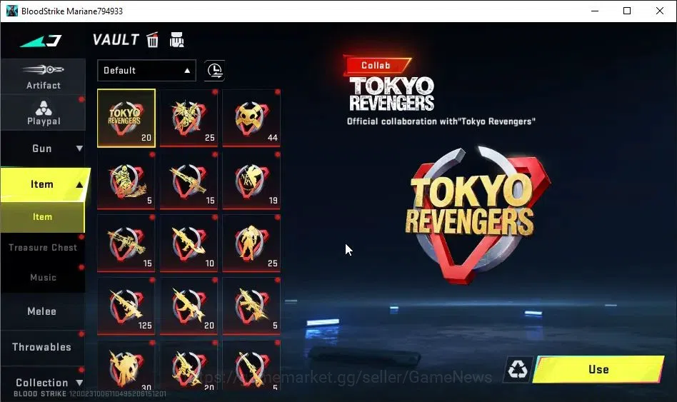 Blood Strike Accounts ASIA|Collab TokRev[Bizon-The Mad Serpant of Ash,FN image 16