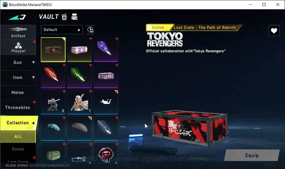 Blood Strike Accounts ASIA|Collab TokRev[Bizon-The Mad Serpant of Ash,FN image 18