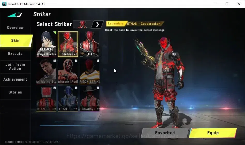 Blood Strike Accounts ASIA|Collab TokRev[Bizon-The Mad Serpant of Ash,FN image 4