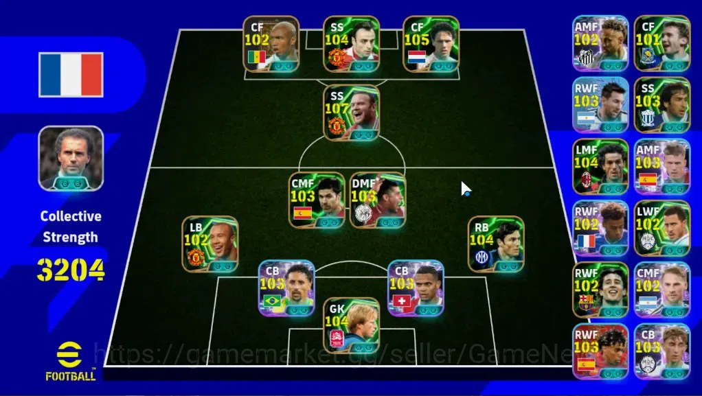 eFootball Accounts Legends & Iconic Players Android|Epic Wayne Rooney,Marco van Basten,Berbatov,Javier Zanetti,Oliver 1