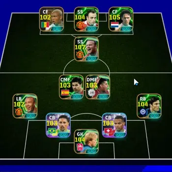 eFootball Accounts Legends & Iconic Players Android|Epic Wayne Rooney,Marco van Basten,Berbatov,Javier Zanetti,Oliver