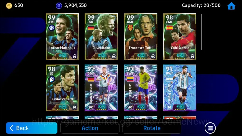 eFootball Accounts Android|Big Time Diego Forlan,Epic Oliver Kahn,Fra image 7