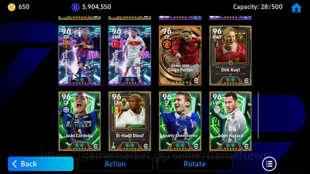 eFootball Accounts Android|Big Time Diego Forlan,Epic Oliver Kahn,Fra image 9