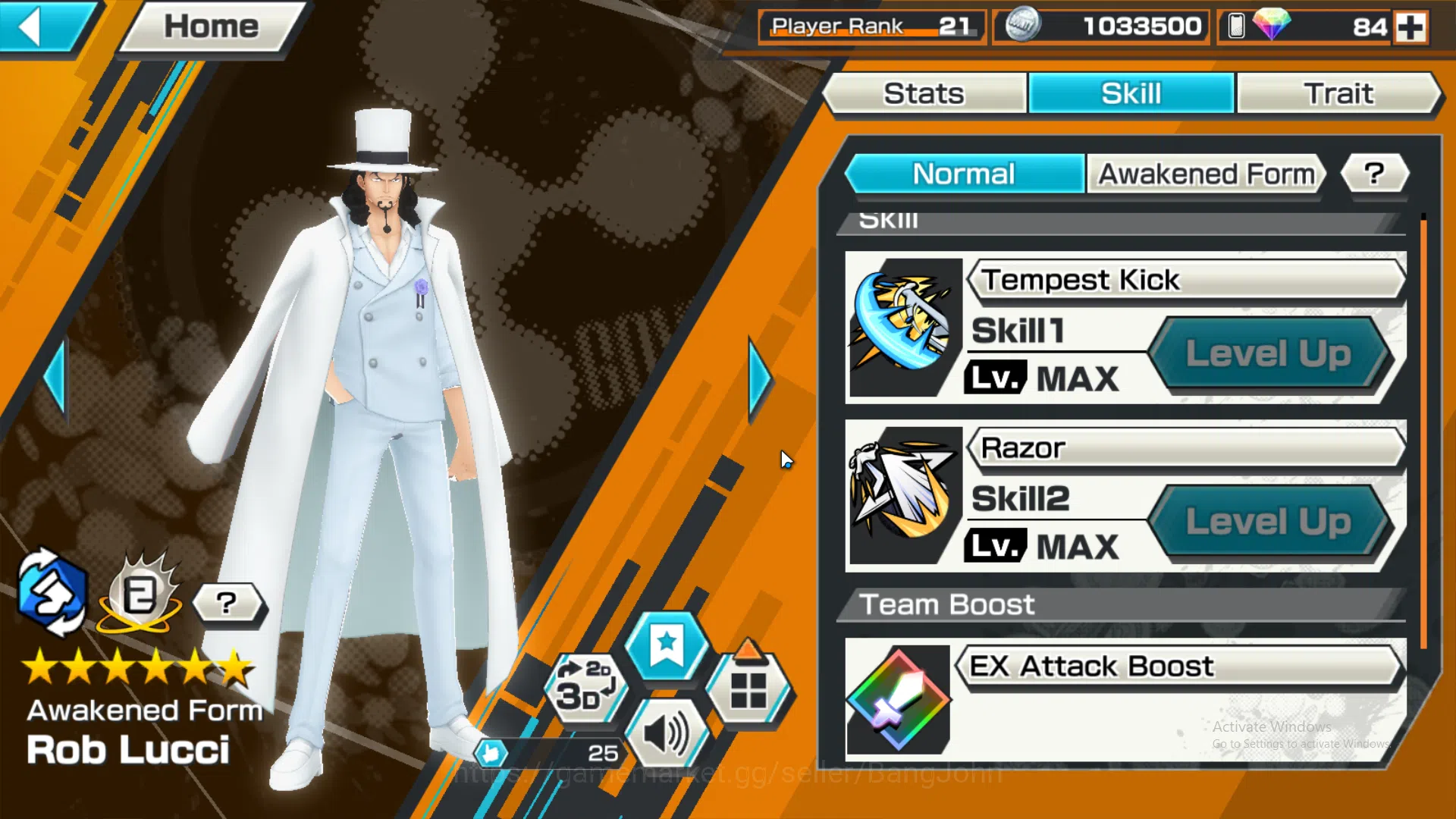 One Piece Bounty Rush Accounts Global | 4 EX | 3 MAX | Rank 21 | Gol D. Roger, Ro image 5