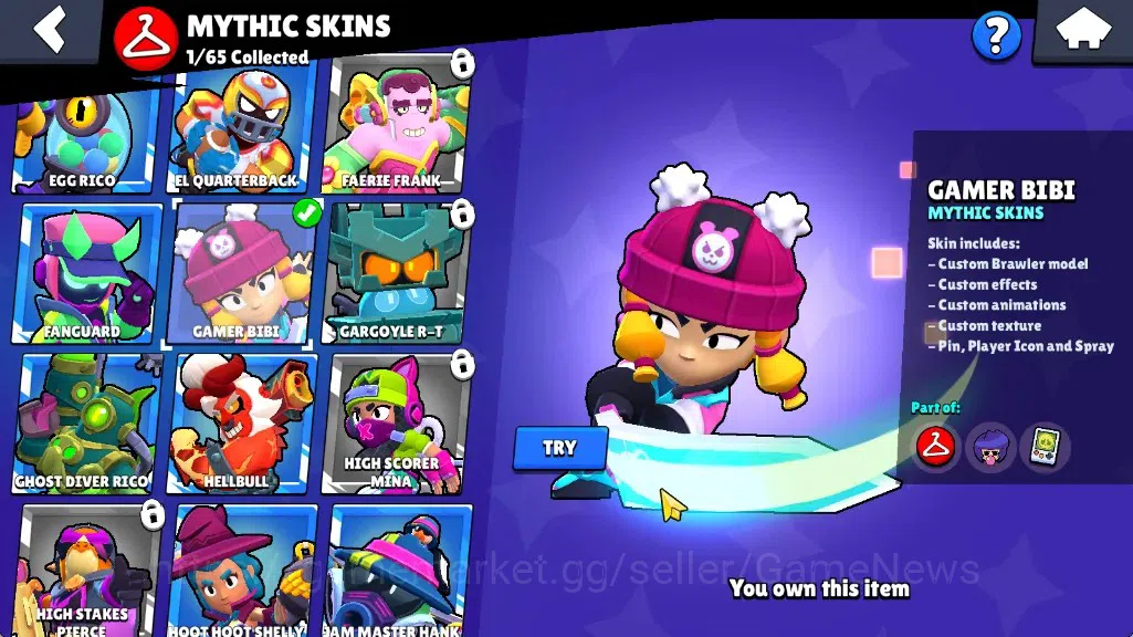 Brawl Stars Accounts 3421 Trophy|36 Brawlers 4 Max|Edgar Full Buffies|5 image 13