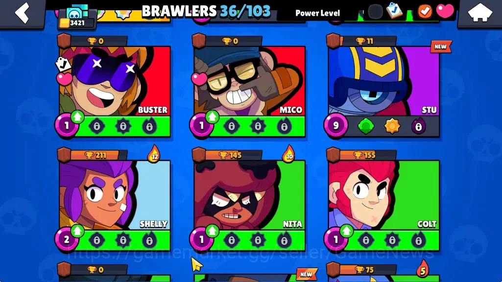 Brawl Stars Accounts 3421 Trophy|36 Brawlers 4 Max|Edgar Full Buffies|5 image 8