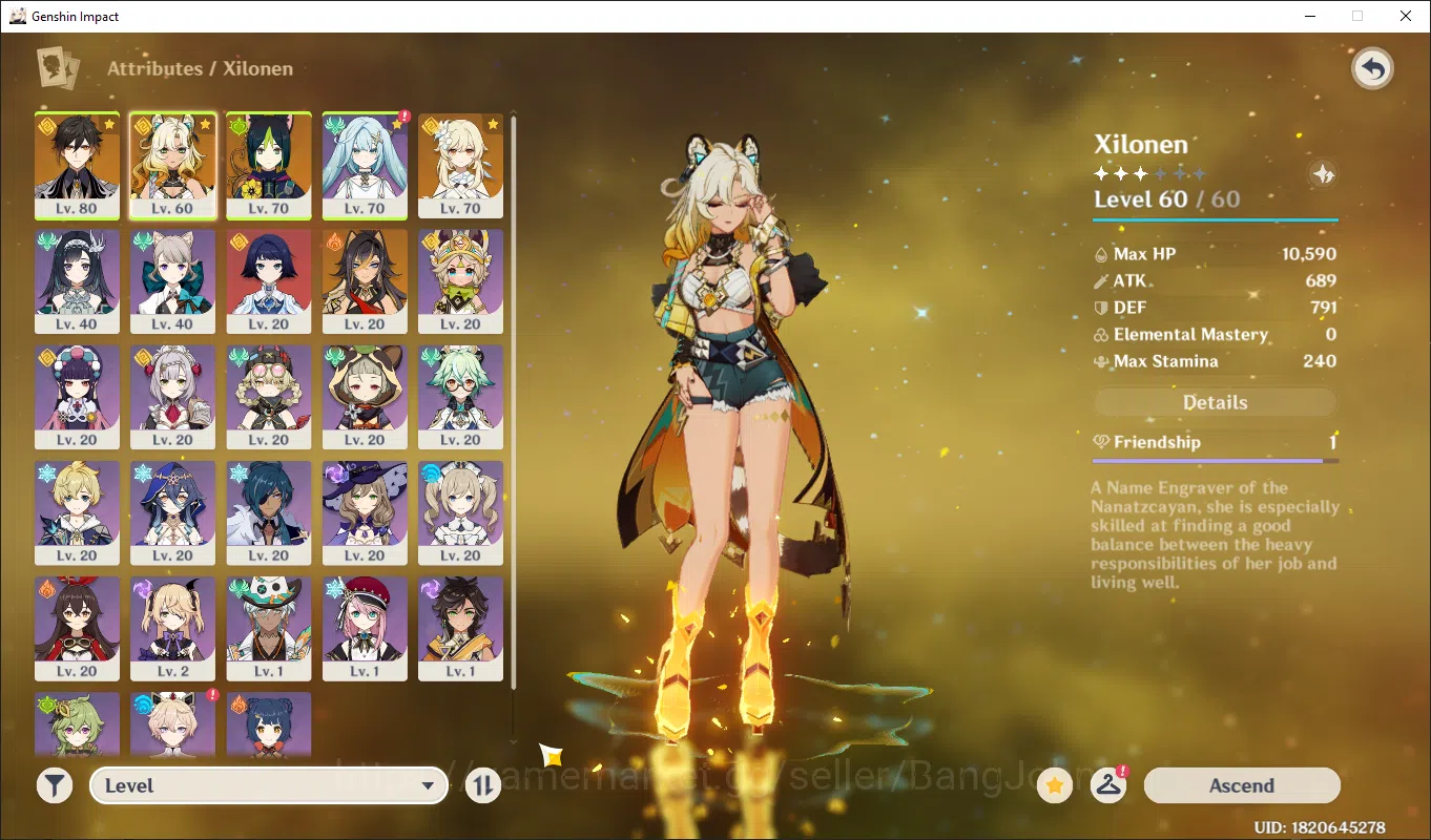 Genshin Impact Accounts ASIA | AR 45 | xilonen, Zhongli, tignar, fsruzan m image 7