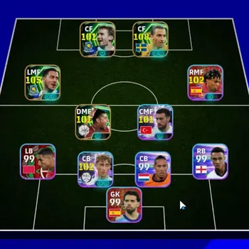 eFootball Accounts Legends & Iconic Players Android|Epic Zlatan Ibrahimovic,Eden Hazard,Andriy Shevchenko,Frank