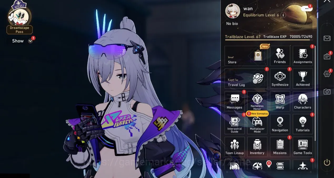 Honkai Star Rail Accounts Others ASIA|TL67|9 Limited CHar|Premium SW999(SW99 E2+Sign, Sparxie+Sign 1