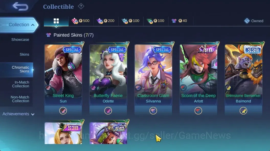 Mobile Legends: Bang Bang Accounts Hero123 |Skin175 |Mythical Glory 101 |CC Natalia,  image 11