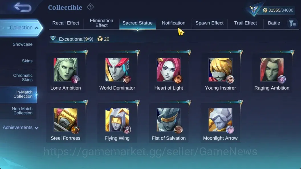 Mobile Legends: Bang Bang Accounts Hero123 |Skin175 |Mythical Glory 101 |CC Natalia,  image 16