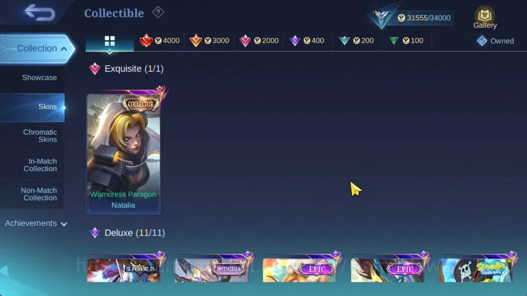 Mobile Legends: Bang Bang Accounts Hero123 |Skin175 |Mythical Glory 101 |CC Natalia,  image 6