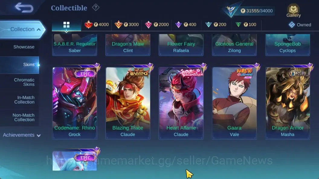 Mobile Legends: Bang Bang Accounts Hero123 |Skin175 |Mythical Glory 101 |CC Natalia,  image 8