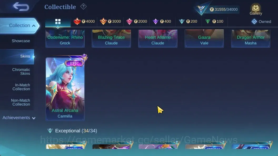 Mobile Legends: Bang Bang Accounts Hero123 |Skin175 |Mythical Glory 101 |CC Natalia,  image 9
