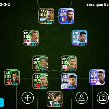 eFootball Accounts Legends & Iconic Players Mobile|PW 3178|Pepe Epic,Ronaldinho Gaucho Epic,Cristian Romero ShowT,Eden