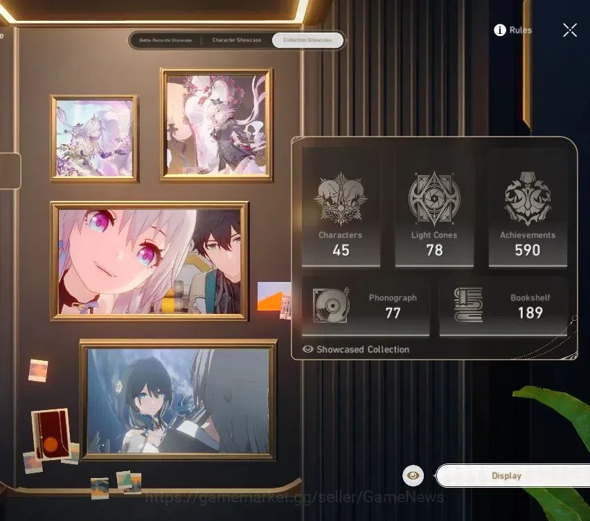 Honkai Star Rail Accounts Asia|TL 70|16 Limited|Evernight,Hyacine,Castorice, image 3
