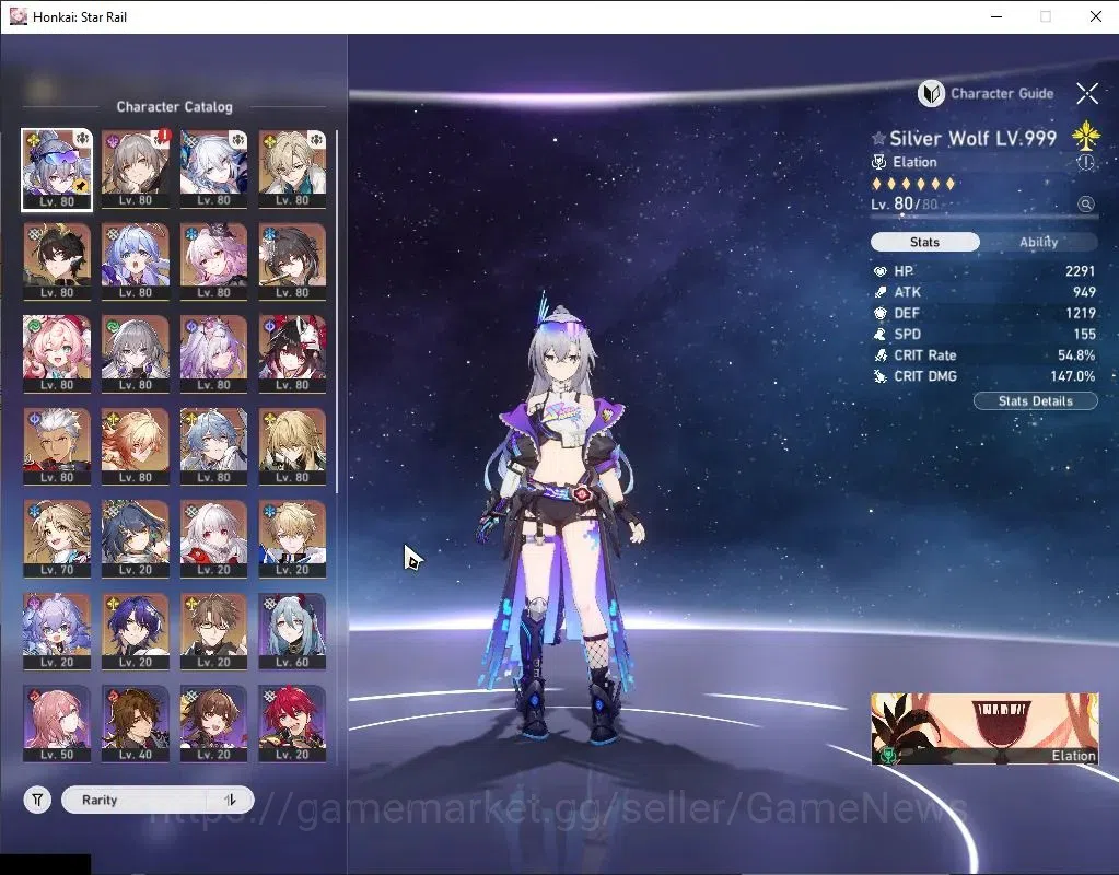 Honkai Star Rail Accounts Asia|TL 70|16 Limited|Evernight,Hyacine,Castorice, image 5