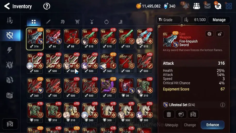Epic Seven Accounts High-End GLOBAL UnVerif|NewEra|6ML(Rhiana&Luciel,LC Bellona,ZIO,NMLuna,Etc)+AB 15