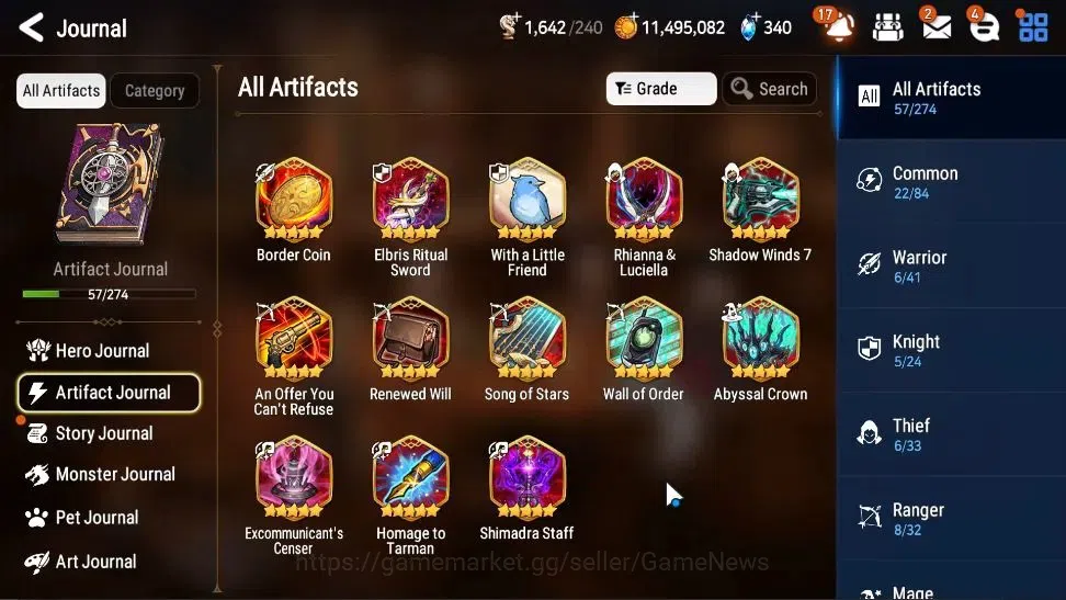 Epic Seven Accounts High-End GLOBAL UnVerif|NewEra|6ML(Rhiana&Luciel,LC Bellona,ZIO,NMLuna,Etc)+AB 9