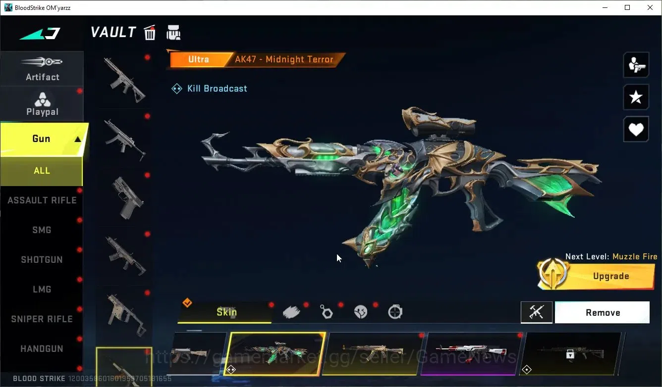 Blood Strike Accounts ASIA|ETERNAL DeAgle+MELE TalonKnife,Collab 7DS[Kar image 17