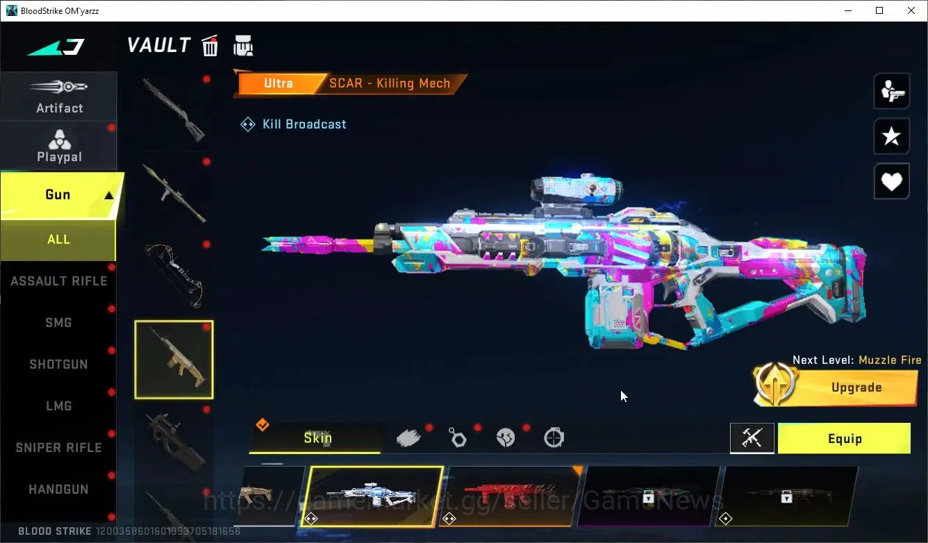 Blood Strike Accounts ASIA|ETERNAL DeAgle+MELE TalonKnife,Collab 7DS[Kar image 19