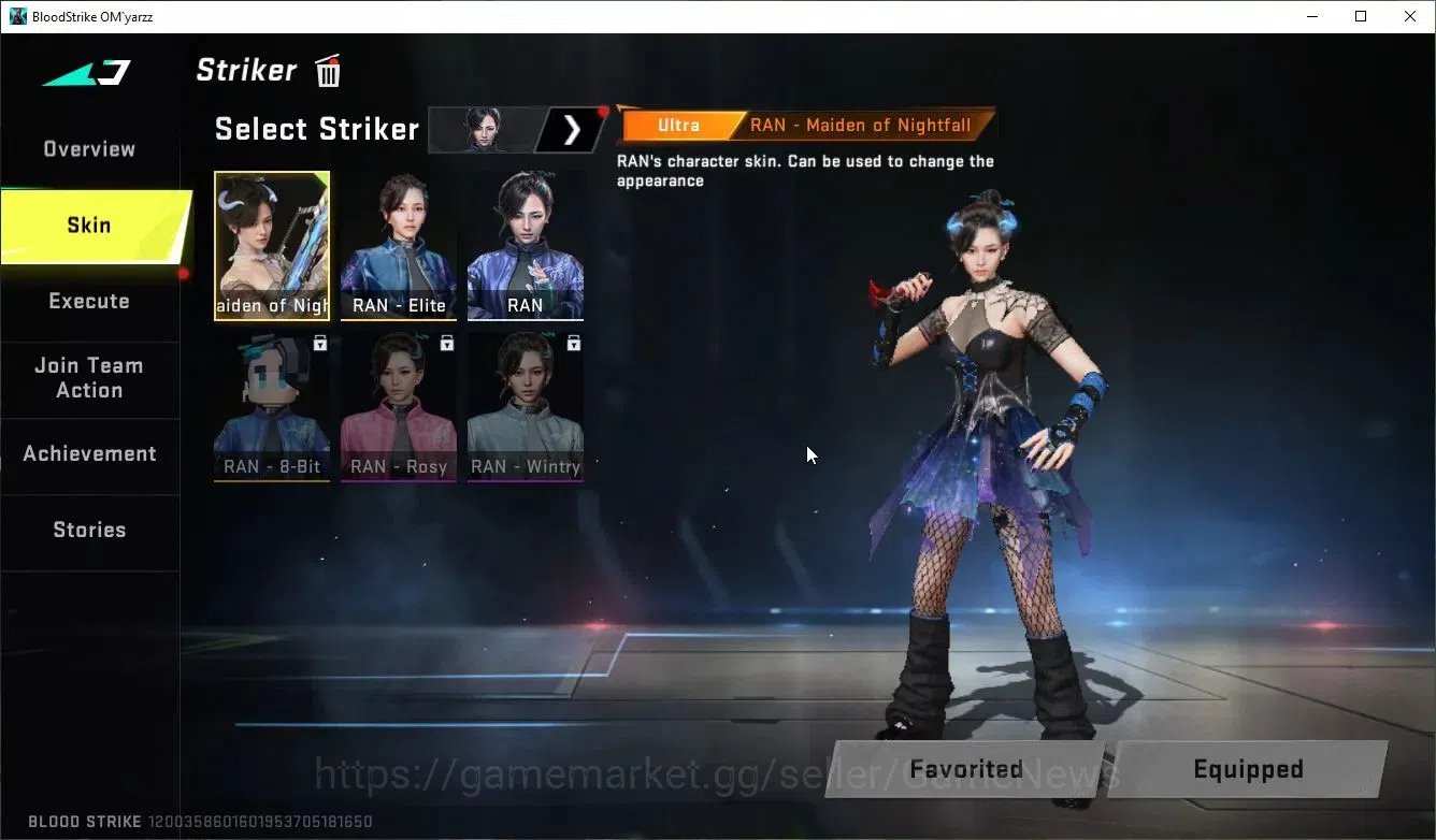 Blood Strike Accounts ASIA|ETERNAL DeAgle+MELE TalonKnife,Collab 7DS[Kar image 3