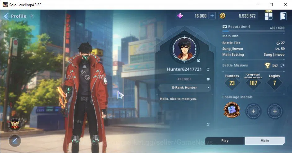 Solo Leveling: ARISE Accounts Total Power 460K |10SSR| GotoA5+SignA5, ThomasA5+S image 1