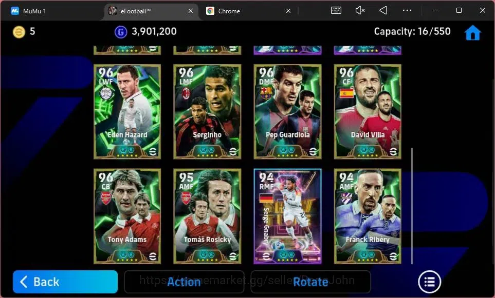 eFootball Accounts ANDROID|PW 3152|Epic Roberto Baggio,Edmilson,Sergi image 10