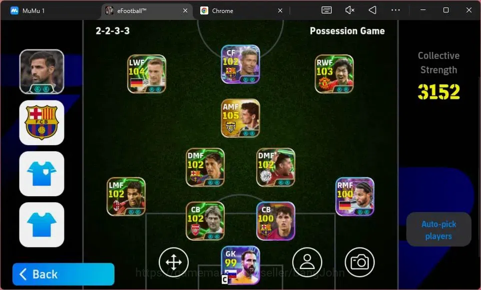 eFootball Accounts ANDROID|PW 3152|Epic Roberto Baggio,Edmilson,Sergi image 2