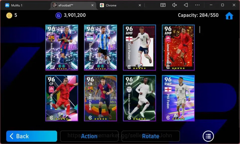 eFootball Accounts ANDROID|PW 3152|Epic Roberto Baggio,Edmilson,Sergi image 6